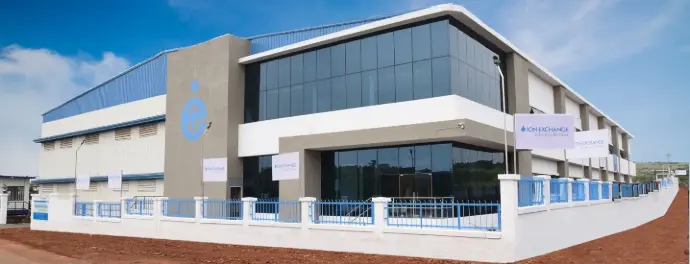 Ion Exchange India manufacturing facility for water solutions