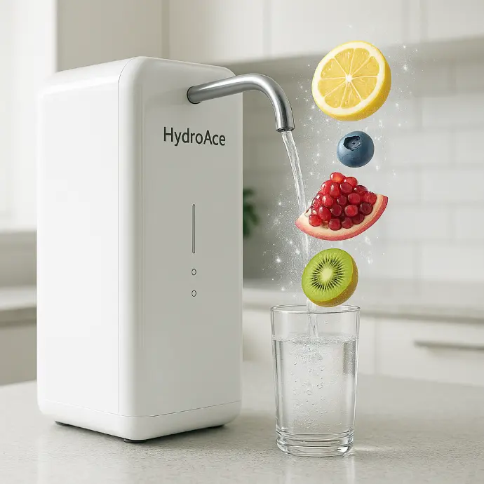Doctor explaining Hydrogen water benefits in Diabetes